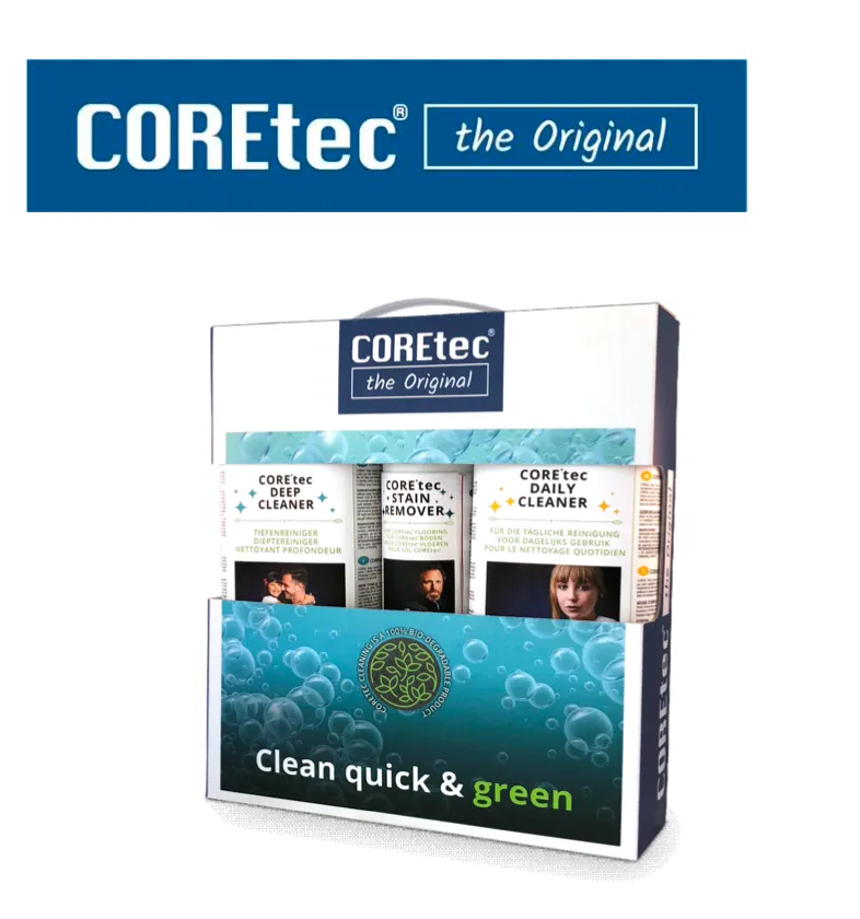 Coretec rengjøringssett