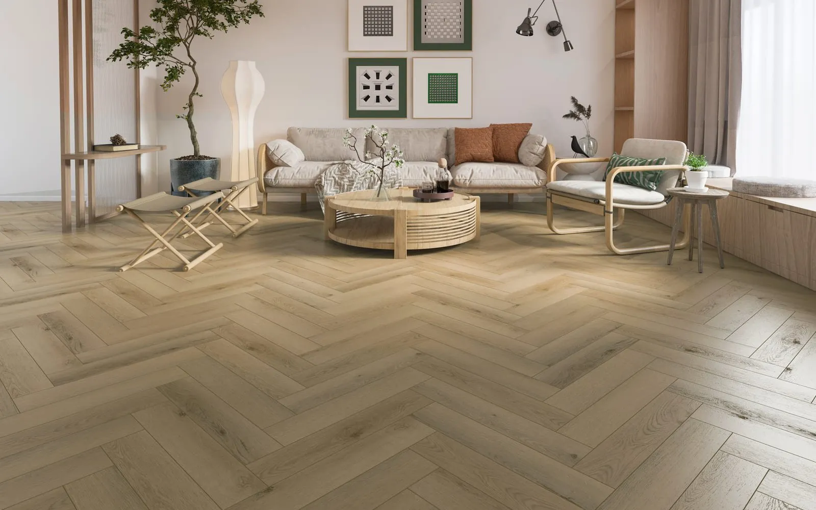 Firmfit Vinylgulv silent atlantic fiskeben oak
